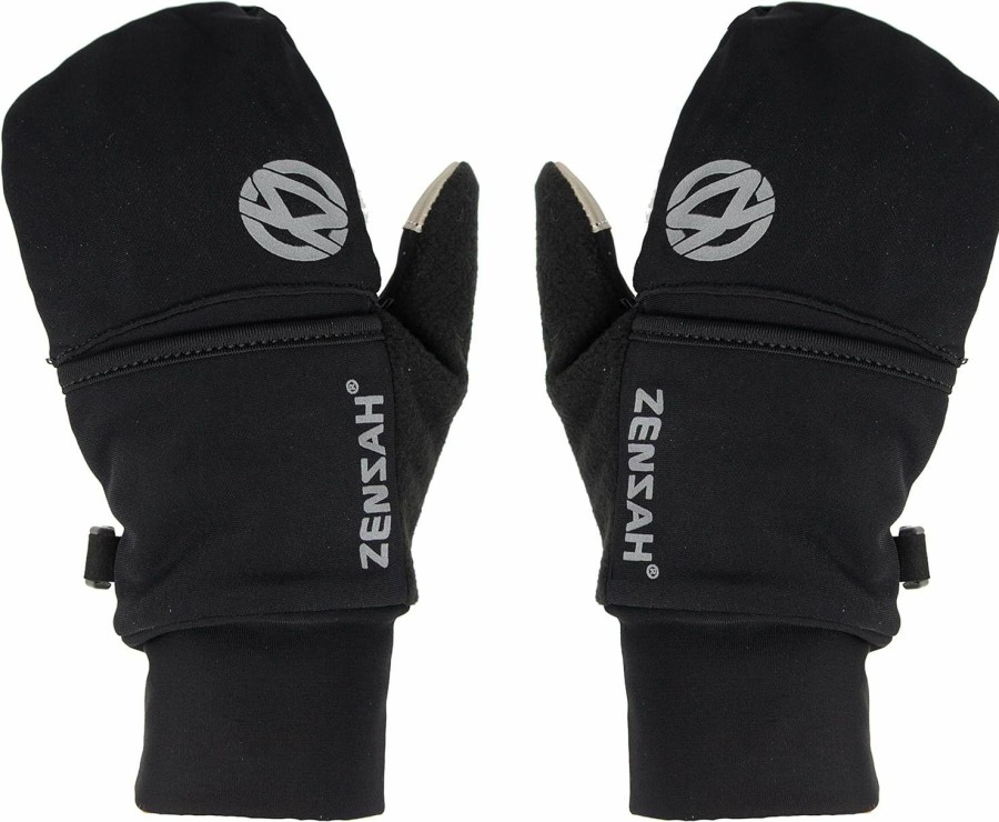 Zensah Zensah Convertible Running Mittens And Gloves - Warm Touchscreen Cold Winter Gloves For Women And Men Best