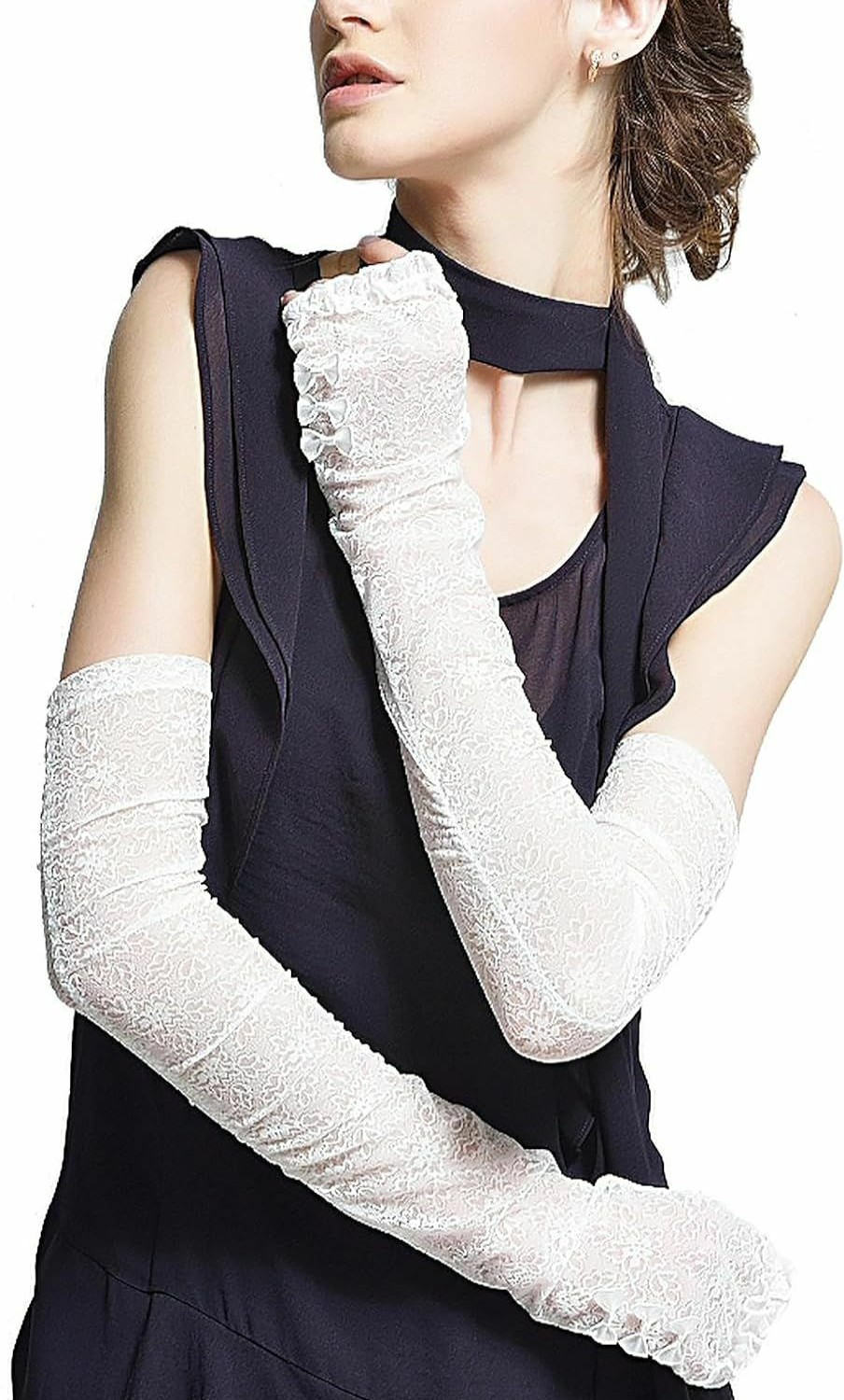 LAI MENG FIVE CATS Lai Meng Five Cats Womens Soft Breathable Gloves For Driving/Party/Evening With Gift Packing Hot