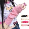 VTTDB Vttdb Arm Covers Cute Women Kawaii Japanese Harajuku Y2K Arm Warmer For Girls Goth Gloves Fingerless Knitted Arm Sleeve Online