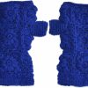 Invisible World Invisible World Women'S Crochet Wool Fingerless Gloves Fleece-Lined Texting Best