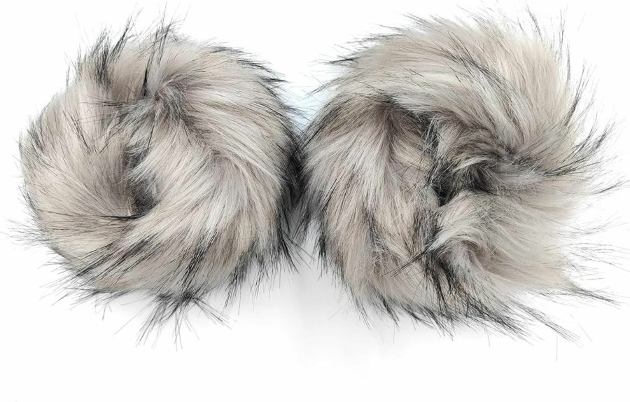 CHEZBABY Chezbaby Faux Fur Arm Wrist Cuffs Winter Hand Warmer Women Winter Fox Furry Bands Best