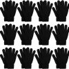 Cooraby Cooraby 12 Pairs Winter Knitted Magic Gloves Stretchy Full Fingers Gloves For Men, Women Or Teens Wholesale