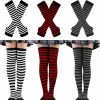 Echolife Echolife 6 Pairs Long Striped Socks Gloves For Women Knee High Socks & Arm Warmer Fingerless Gloves Halloween Costume Wholesale