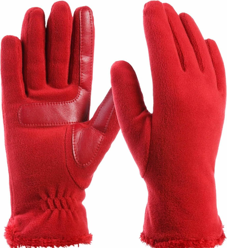 isotoner Isotoner Womens Stretch Fleece Gloves With Microluxe Lining And Smart Touch Technologycold Weather Gloves Wholesale