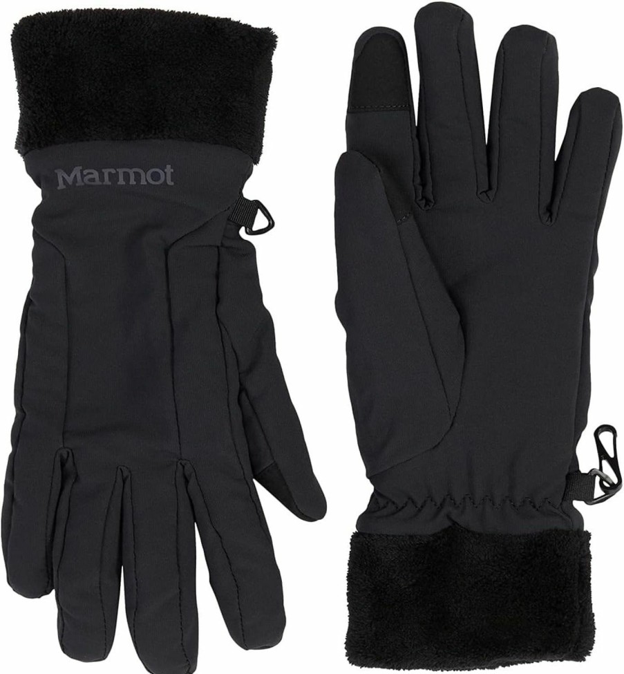 Marmot Marmot Fuzzy Wuzzy Gloves Black Xs Hot