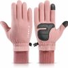 DOFOWORK Dofowork Winter Gloves Men/Women - Gloves For Women Cold Weather, Touch Screen Mens Gloves, Elastic Cuff Winter Gloves Clearance