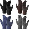 Newcotte Newcotte 4 Pair Winter Gloves For Men Women Touch Screen Texting Warm Gloves Anti Slip Thermal Gloves Online