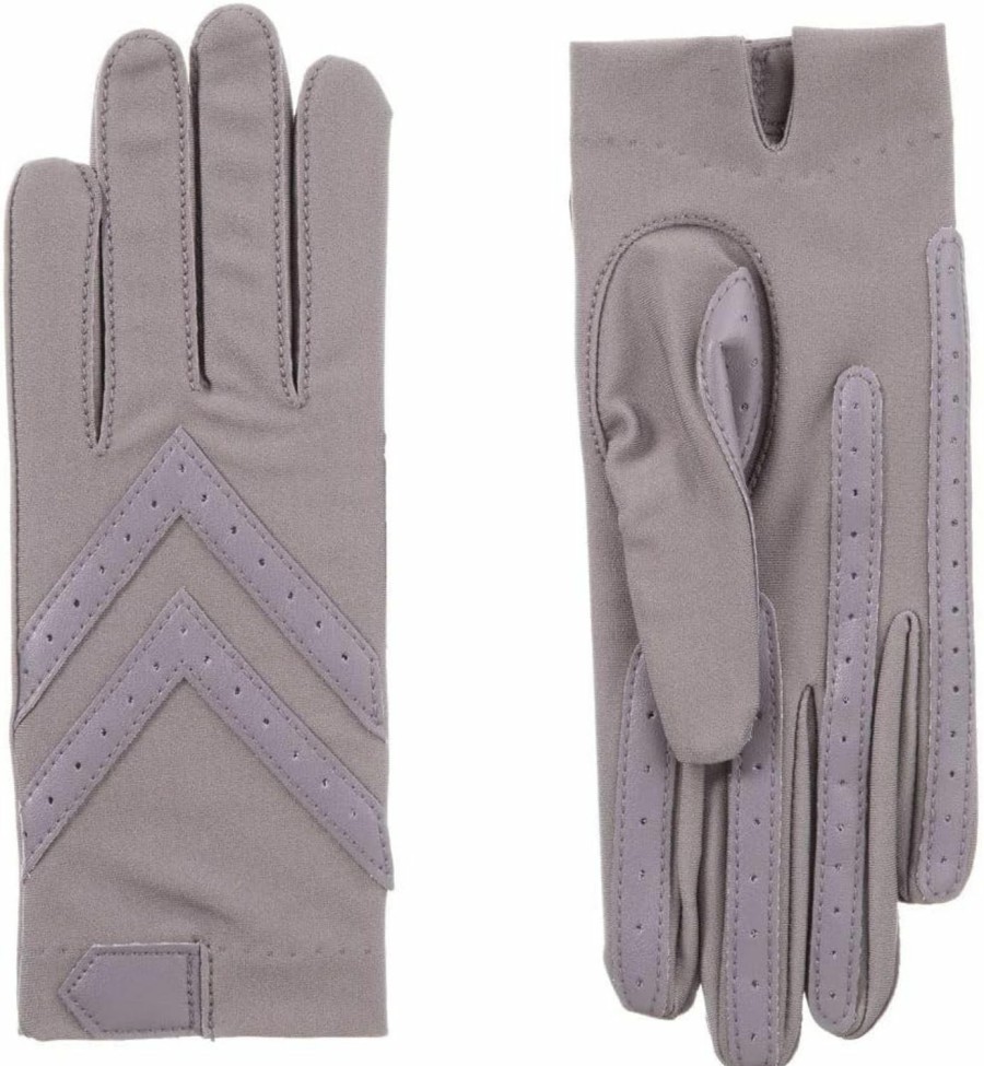 isotoner Women'S Isotoner Chevron Shortie Gloves L/Xl / Dusty Lavendar Hot