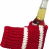 VVEEWUU Vveewuu Knit Beer Mitten Gloves Mitt Beverage Beer Glove For White Elephant Gag Gift Knit Stitched Drink Holder For Winter Wholesale