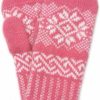 Tourmania Tourmania Women'S Wool Mittens Winter Warm Gloves Pink Wholesale