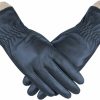 Alepo Alepo Genuine Sheepskin Leather Gloves For Women, Winter Warm Touchscreen Texting Cashmere Lined Driving Motorcycle Dress New