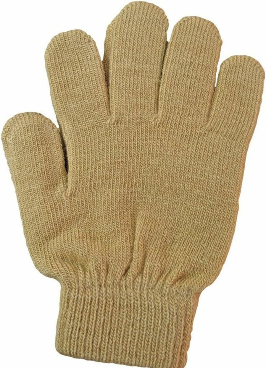 A&R Sports A&R Sports Knit Gloves, Toast, One Size Best