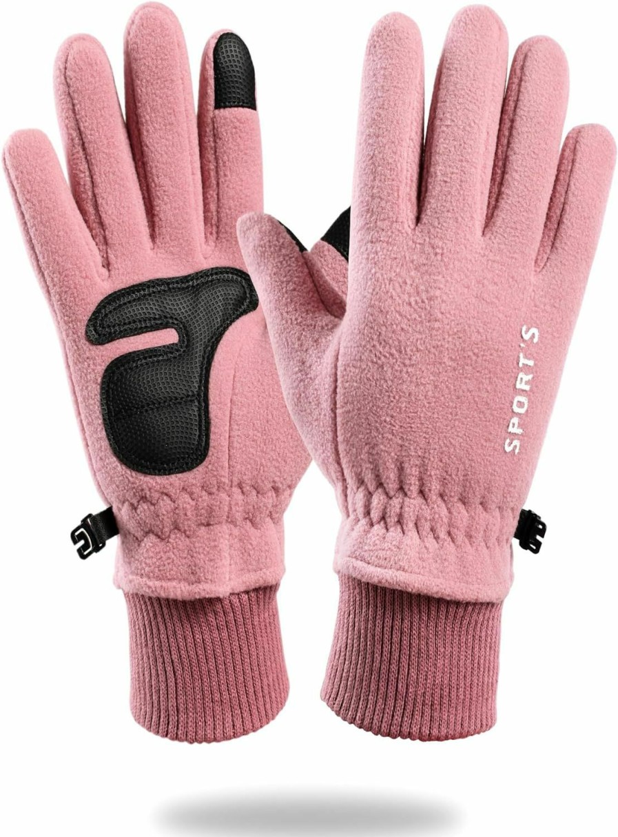 TOBEHIGHER Tobehigher Winter Gloves Women Men - Winter Gloves For Women Cold Weather, Large Touch Screen Solid Lightweight Waterproof Thermal Ski Gloves For Running Cycling Outdoor Activities Wholesale