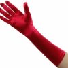 Seven & Nine Service Women Elegant Elbow Length 15\" Satin Gloves New