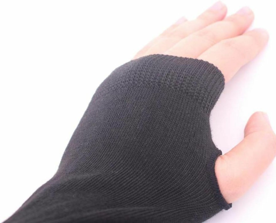 UP Upstore Fingerless Elastic Arm Sleeve Winter Warmer Armsleeve Cuff For Ladies Women Girl Color Light Grey Hot