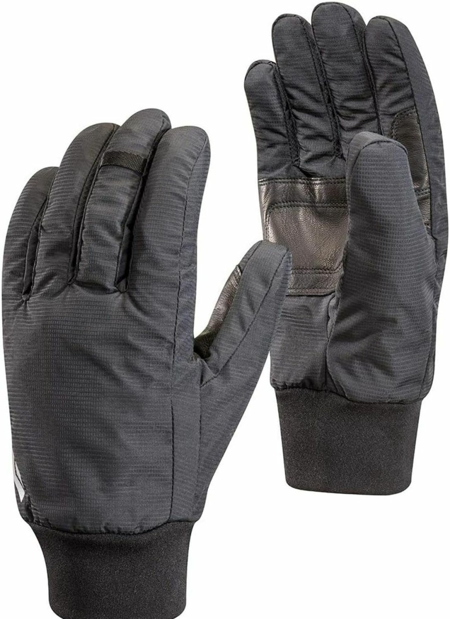 BLACK DIAMOND Black Diamond Equipment Heavyweight Softshell Gloves - Smoke - Small New