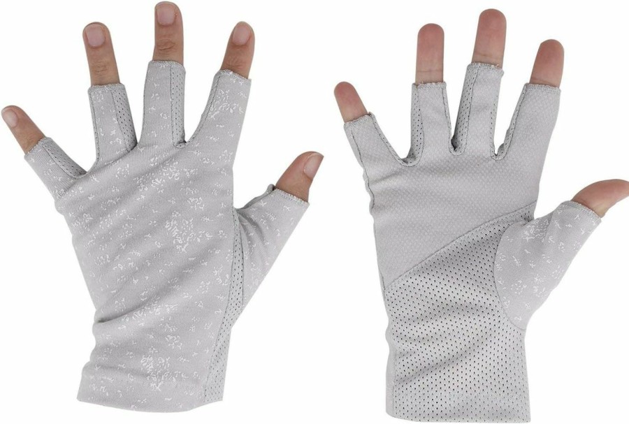 Ylucky Ylucky Lightweight Summer Fingerless Gloves Men Women Uv Sun Protection Driving Cotton Gloves Nonslip Touchscreen Gloves Wholesale