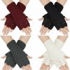 Bencailor Bencailor 4 Pairs Fingerless Gloves Winter Warm Fingerless Mittens For Women Hand Crochet Knit Gloves Open Fingers Online