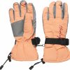 Hurley Hurley Women'S Snow Gloves - Snowdrift Water Resistant Thermal Ski/Snowboard Gloves Hot