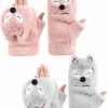 SATINIOR Satinior 2 Pairs Winter Women Gloves Thick Warm Soft Plush Convertible Flip Top Mittens Full Finger Gloves For Girls Online