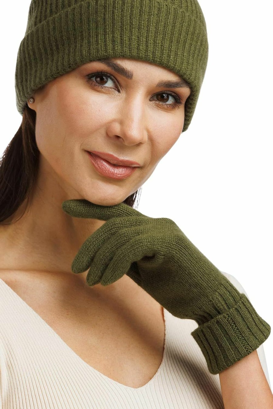 Fishers Finery Fishers Finery Women'S 100% Pure Knit Ultra Plush Cashmere Gloves Ribbed Cuff Wholesale