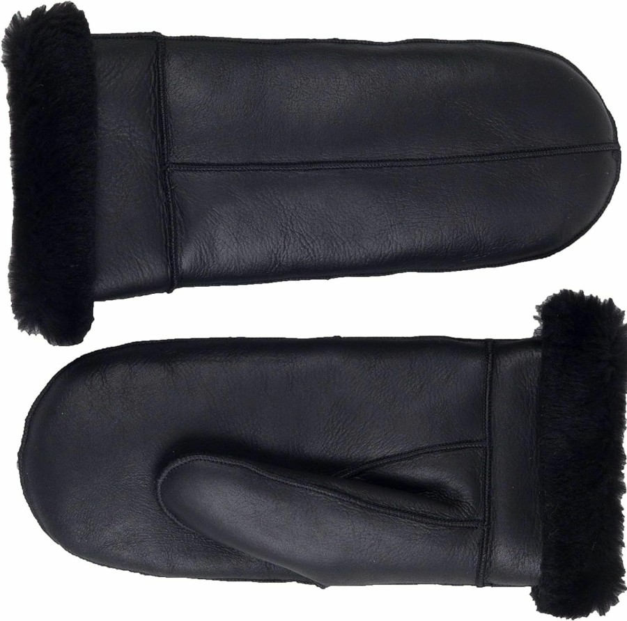 Zavelio Women'S Premium Shearling Sheepskin Leather Fur Mittens Online