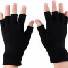 QUUPY Quupy 1 Pair Half Finger Gloves Winter Warm Fingerless Stretchy Knit Gloves For Women And Men In Common Size Black Clearance