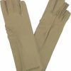 isotoner Isotoner Therapeutic Compression Fingerless Gloves, Large, Camel Tan Hot