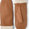 Hestra Hestra Women'S Liv Mitt I Insulated, Leather Mitten With Ribbed Knit Cuff For Winter & Cold Weather Online