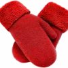 INOGIH Inogih Winter Warm Mittens Cold Weather Gloves For Women - Soft Lining Thick Crochet Cable Knit Gloves Online