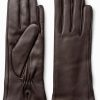 MESSERIO Cashmere Lined Touchscreen Leather Fashion Gloves For Women Winter Cold Weather Made From Genuine Leather Hot