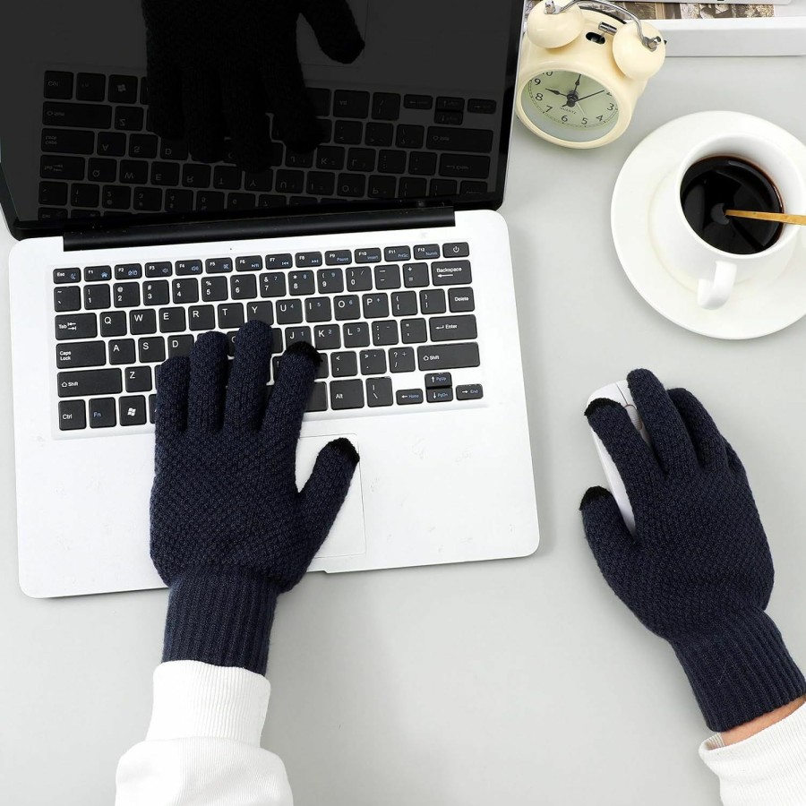 Amazon Sintege 2 Pair Usb Winter Heated Gloves Mitten Hand S Full Finger Knitting Touchscreen Washable Warming Gloves With Button Hot