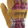 Carhartt Carhartt Women'S Suede Work-Knit Gloves New