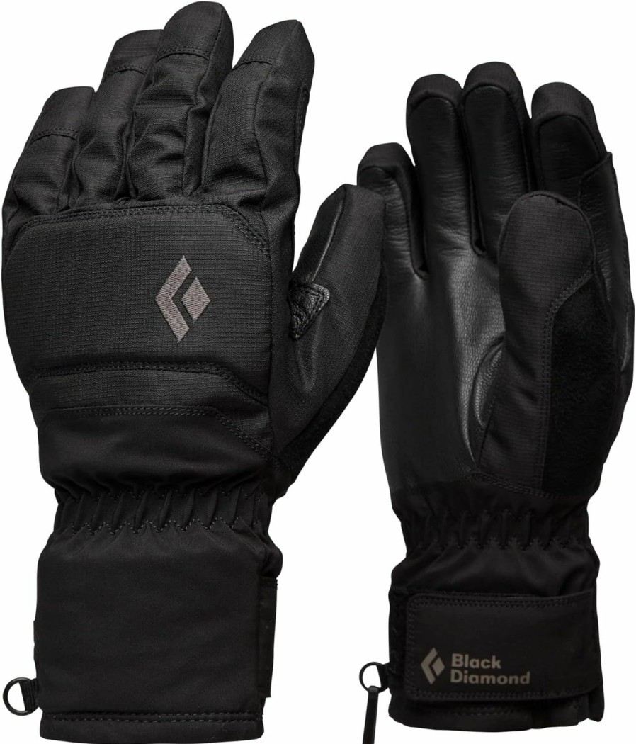 BLACK DIAMOND Black Diamond Equipment Mission Gloves - Black - Small Clearance