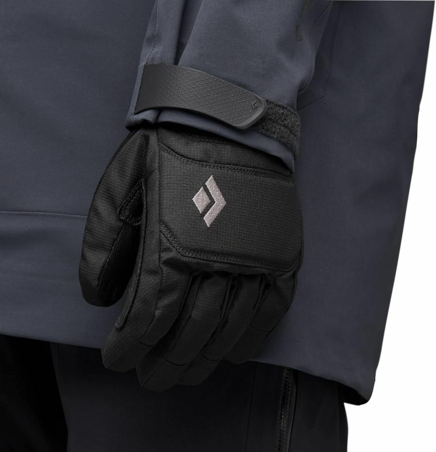 BLACK DIAMOND Black Diamond Equipment Mission Gloves - Black - Small Clearance