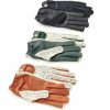 Modest Vintage Player Ltd Modest Vintage Player Ltd. Crochet Knit Leather Driving Gloves Best