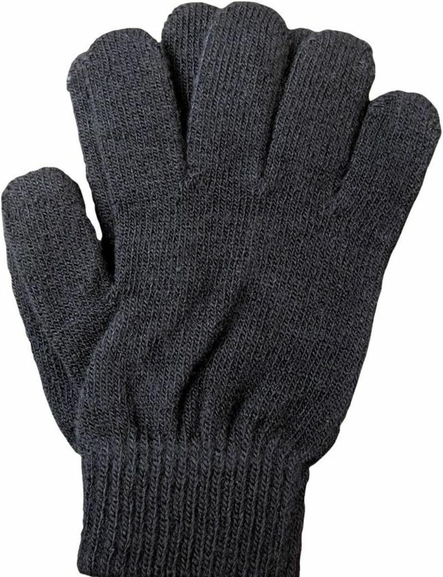 A&R Sports A&R Sports Knit Gloves, Black, One Size Online