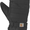 Carhartt Carhartt Women'S Quilts Insulated Mitten, Black, S Hot