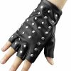 vogueteen Women'S Rock Star Fancy Dress Punk Goth Studded Fingerless Gloves Wholesale