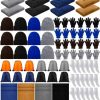 Jecery Jecery 72 Pieces Homeless Care Package Supplies Winter Coral Fleece Blanket Gloves Socks Beanies Scarves And Drawstring Bags Bulk For Winter Homeless Care Best