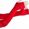 Joyingtwo Joyingtwo Women'S Arm Warmers Knitted Wool Blend Long Fingerless Gloves Gold Weather Glove With Thumb Hole New