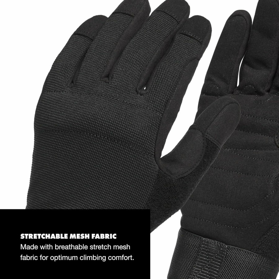 BLACK DIAMOND Black Diamond Crag Full-Finger Rock Climbing Gloves For Belaying Hot