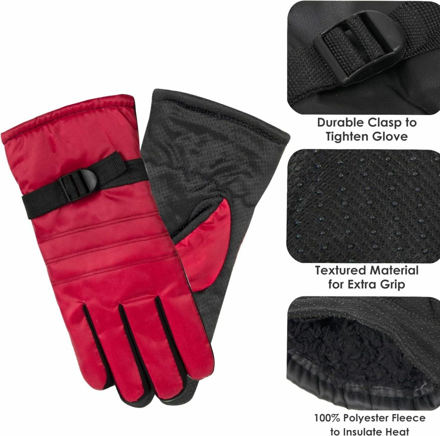 Trail maker Trail Maker Windproof Waterproof Insulated Winter Gloves For Men And Women, Warm Gloves For Extreme Cold New