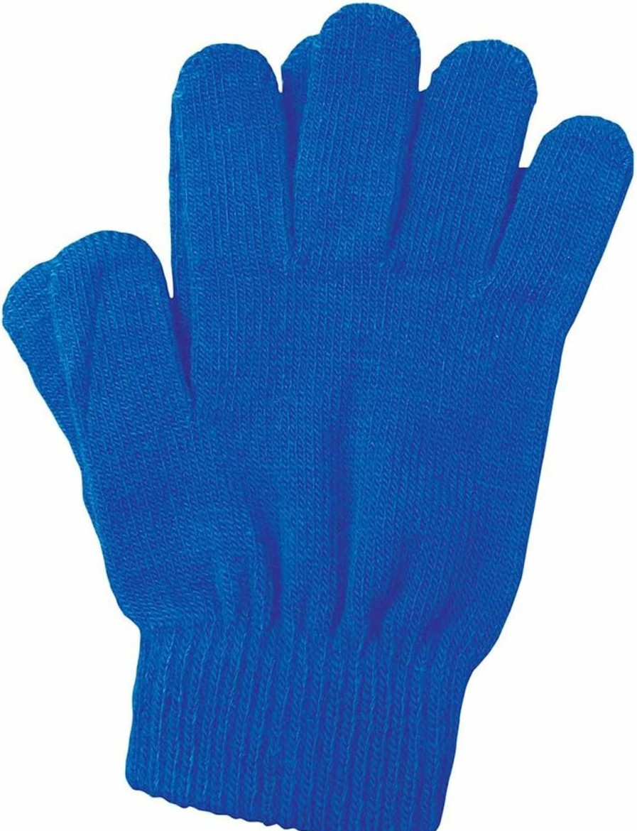 A&R Sports A&R Sports Knit Gloves, Royal Blue, One Size Clearance