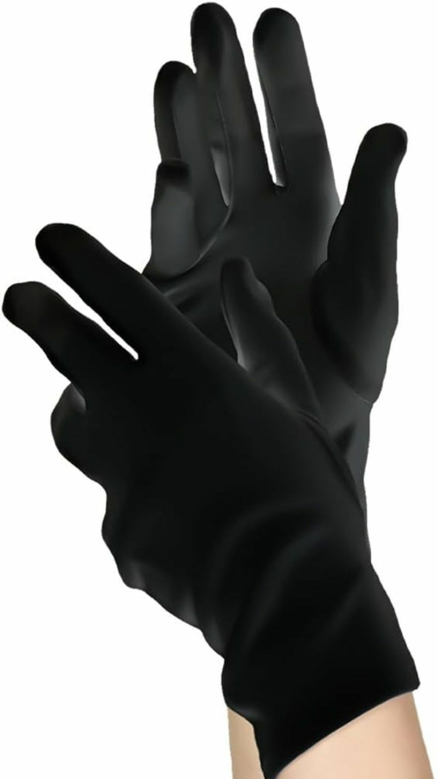 Party America Bold & Elegant Black Polyester Gloves (Adult Size) - 1 Pair - Perfect For Any Stylish Affair Wholesale