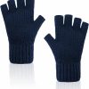 BAVST Bavst Fingerless Thermal Gloves Women Winter Mittens Knit Knitted Mitten Half Finger Glove For Typing New