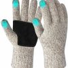 MIG4U Mig4U Winter Gloves Women Cold Weather, Dual-Layer Women'S Warm Touchscreen Glove, Beige & Black Best