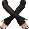 Luhiew Luhiew Halloween Decorations Women'S Spider Web Arm Warmer And Headband For Hallow Party … Hot