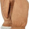 Hestra Hestra Women'S Gloves Sundborn Slim Fit Winter Leather Mitten With Fur New