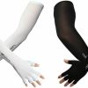 Amazon Uv Protection Gloved Arm Sleeves For Men & Women Cycling Ice Arm Sleeve Fingerless Sun Compression Long Arm Cover Wholesale